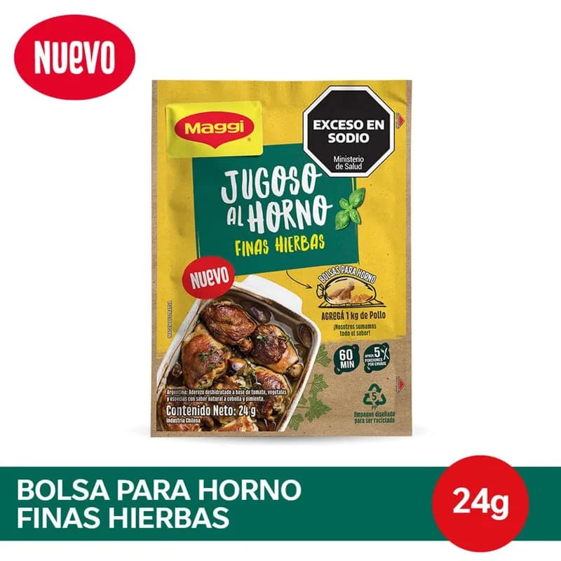 Bolsa para horno Maggi finas hierbas